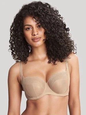 3 Panache Jasmine Underwired Balcony Bra 6951 Caramel Womens Lingerie 36K Beige - Image 1 of 4
