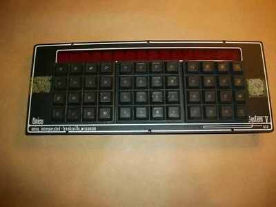 Unico System V Keyboard w/ 304-229 Display Board  USED Foto 1 de 4