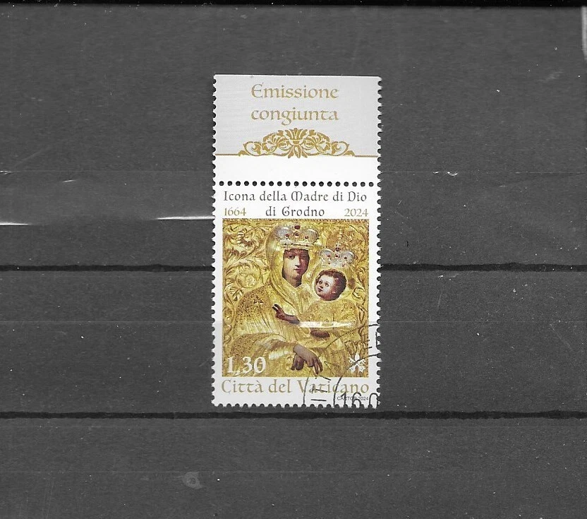 VATICAN 2024 360 years of the Icon of the Mother of God of Grodno CTO STAMP - Image 1 of 1