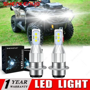 2X H6M 6000K Super Bright LED Light for Can-Am ATV 2005 DS 650 X headlight Bulbs - Picture 1 of 12