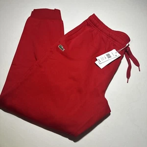 Lacoste Jogginghose Herren XXL Taper Leg Sweatpants Rot 2XL - Bild 1 von 6
