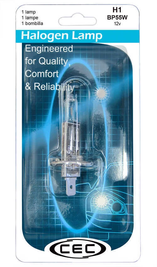 Bombilla Faro-Sedán CEC Industries H1BP 55W Foto 1 de 1