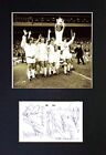 LEEDS UTD 1972 Signed Mounted Reproduction Autograph Photo Prints A4 441