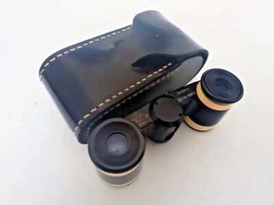 Goerz Wien Opera Binocular Stabile Made in Austria White-Black vintage in Case  - Image 1 of 4