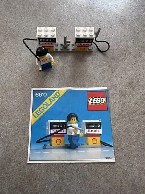 Lego Classic 6610 Shell Tankstelle Gas Pumps Station komplett Legoland - Bild 1 von 2
