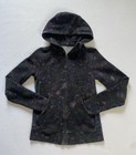 Lululemon Scuba Hoodie Midnight Iris Full Zip Black Floral | Women’s 4