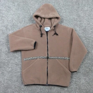 Vintage Millers Sportific Collection Jacket Girls XL Brown Horse Riding Polartec - Picture 1 of 11