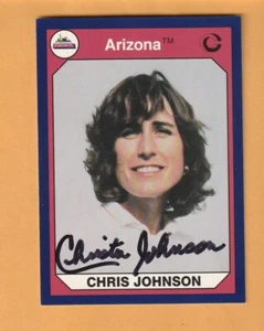 Chris Johnson Arizona Wildcats AUTO Signed 1990 Card LPGA Golf 9Q - Picture 1 of 2