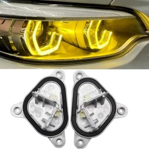 18-21 BMW 2 Series F23 F22 F87 M2 LCI LED Headlight Yellow Angel Eyes DRL Module - Picture 1 of 11