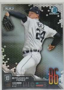 2019 Bowman Chrome Scouts Top 100 #BTP-86 Franklin Perez Detroit Tigers Baseball - Picture 1 of 1