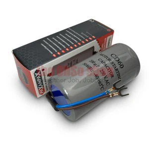Condensador universal 200uf CD60 - 250 VAC - 50/60Hz - conectores engarzados - Imagen 1 de 3