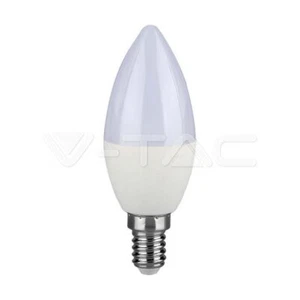 KIT 10 LAMPADINA LED V-TAC  E14 2.9W BULB C37 CANDELA SMD - SKU 2984 / 2985 / 29 - Foto 1 di 5