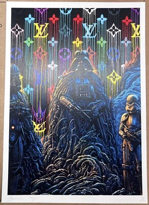 DEATH NYC edición limitada firmada arte callejero impresión 45x32 cm Darth Vader Louis Vuitton Foto 1 de 4