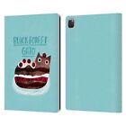 Official Planet Cat Puns Leather Book Wallet Case Cover For Apple Ipad
