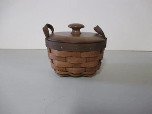 Longaberger 4" American Work Korb Set Holzdeckel Klar Schutz RB NEU - Bild 1 von 11