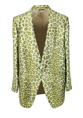 Chaqueta de Cena Esmoquin Verde TOM FORD Atticus Talla 66L / 56L EE. UU. Chaqueta Blazer... Foto 1 de 4