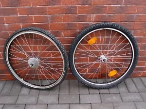 Set ruote mtb 26 in Araya RM-17 / UKAI UM20 Shimano Deore dX FH-M650 HB-M650 7sp - Foto 1 di 23