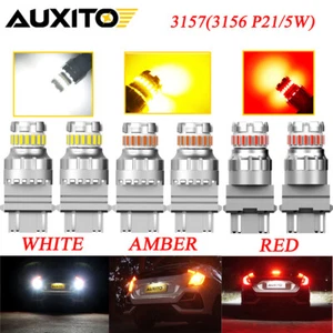 6X Backup Reverse DRL /Turn Signal / Brake Stop 3157 3156 LED Light Bulbs AUXITO - Picture 1 of 17