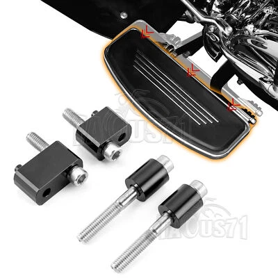1" Driver Floorboard Extension Spacers for Harley Touring 2009-2025 Road Glide - Изображение 1 из 4