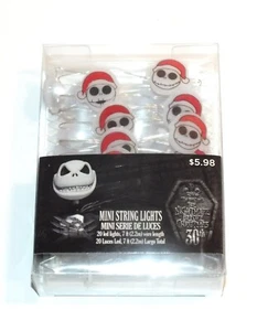 Disney Nightmare Before Christmas Jack Skellington Mini String Lights Decoration - Picture 1 of 24