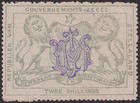 Bechuanaland Stellaland 1886 QV Revenue 2sh Slate-Grey JPM Monogram Mint BF13
