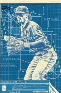 2024 Topps Bobby Witt Jr Superstar Blueprint SSP Blue Border #SB-25 - Imagen 1 de 1