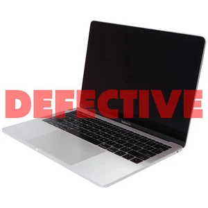 DEFECTIVE Apple MacBook Pro (13.3-in) 2017 i5-7360U / 128GB SSD / 8GB Silver - Picture 1 of 6