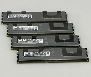 Quantity 4 Samsung M393B1K70CHD-CH9 PC3-10600R-09-10-E1-D2 8GB Server Memory RAM - Picture 1 of 1