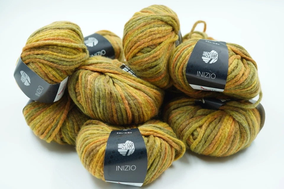 10 x Inizio (500g) - LANA GROSSA - Merino / Modal / Polyamid / Baumwolle (4) - Bild 1 von 1