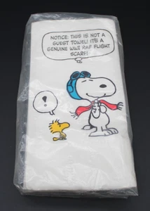 Vintage raro Hallmark 15 asciugamani ospiti di carta Snoopy ~ "Questo non è un asciugamano ospite" - Foto 1 di 8