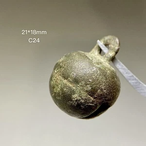 C24 Antike chinesische Bronzeglocke der Liao-Dynastie 辽代青铜铃铛 funktioniert noch - Bild 1 von 7