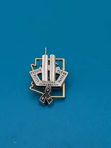 Arizona Remembers 9-11 flight 175 flight 93 flight 77 Lapel Pin EUC K541 - Picture 1 of 2