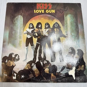 Kiss Love Gun Original 1977 Vinyl LP Record With Inner Sleeve - Imagen 1 de 8