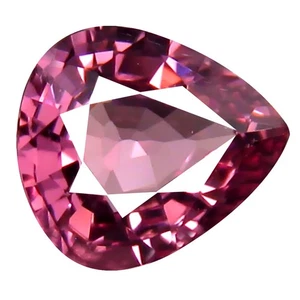 0,77 ct AAA+ Impresionante piedra preciosa natural granate malaya rosa forma de pera (6 x 5 mm) - Imagen 1 de 1