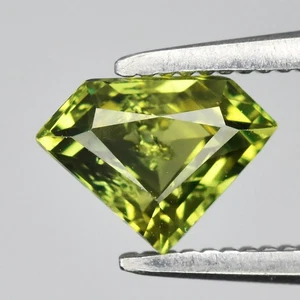 💎 0,51ct 6x4,5mm VS Pentagon Natural Green Sapphire - Unheated, Australia Gem - Bild 1 von 4