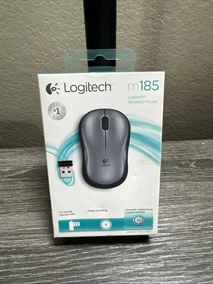 Logitech M185 Wireless mouse New in Box Sealed Windows / Mac / Linux Compatible - Image 1 of 4