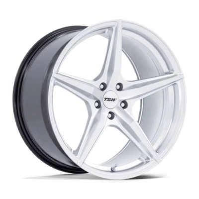 TSW Wheels TW007 Esprit 18x8.5 +35 Hyper Silver 5x114.3 5x4.5 (QTY 4) - Image 1 of 4
