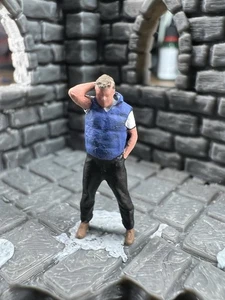 FIGURA MODELO FERROCARRIL HOMBRE Impresa Pintada a Mano Escala OO/HO Modelo Ferroviario - Imagen 1 de 6