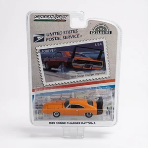 Greenlight 1969 Orange DODGE CHARGER DAYTONA USPS Diecast 1/64 - Picture 1 of 6