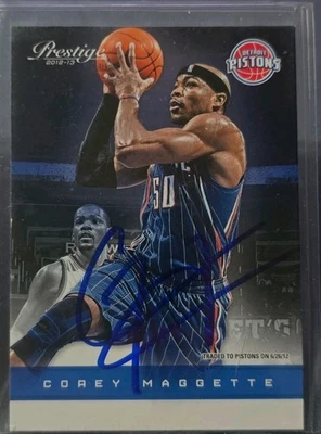 2012-13 Prestige - double autograph CoreMaggette #95  - Image 1 of 2