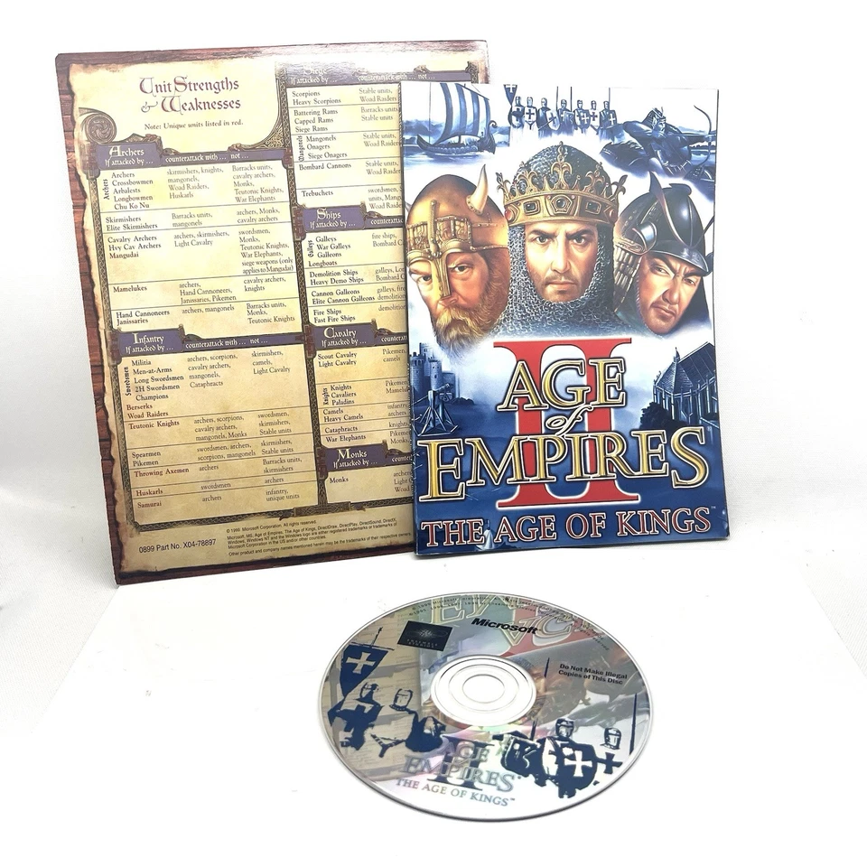 Age of Empires 2: The Age of Kings PC Game Disc PC Games And Manual - Image 1 of 4