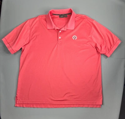Polo de golf Tasso Elba para hombre XL The Memorial Tournament rosa Foto 1 de 4
