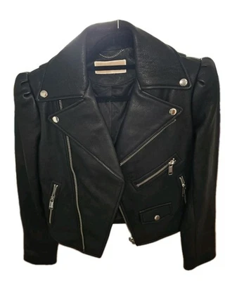 Chaqueta de cuero MICHAEL KORS Foto 1 de 2