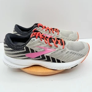 Brooks Launch Running Shoes Women's Size 10 B Gray Pink Orange Sneakers - Picture 1 of 9