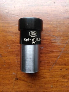 Zeiss Mikroskop Okular Kpl-W 12,5x Sehfeld 18 KPL-W 12,5x Brille - Bild 1 von 5