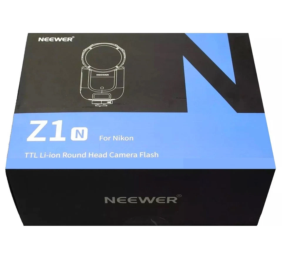 Neewer Z1-N TTL Round Head Rechargeable Li-ion Camera Flash Speedlite For Nikon - Image 1 of 1