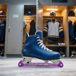  2 Stück Schlittschuhschutz: Elastische Schlittschuh Blade Covers - Dehnbar Schlittschuhlaufen - Bild 1 von 17