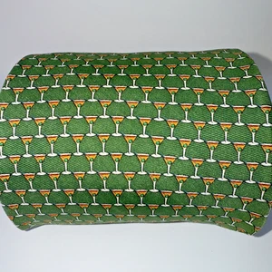 EUC Brooks Brothers Basics grün oliv Seide Martini Cocktail Krawatte - Bild 1 von 3