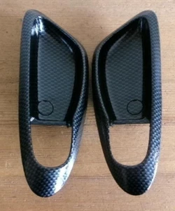 Carbon Look Door Handle Cover Inner Panel LH RH for Mazda RX-8 RX8 SE3P OEM JDM - Picture 1 of 4