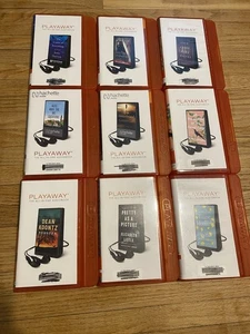 Playaway Audio Book Lot Of 9 Various Authors Genres Hilderbrand Moriarty *Tested - Picture 1 of 24